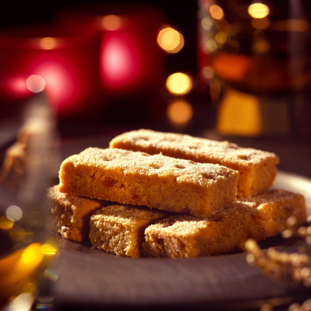 Shortbread House of Edinburgh comparación de tamaño, porción práctica y portátil