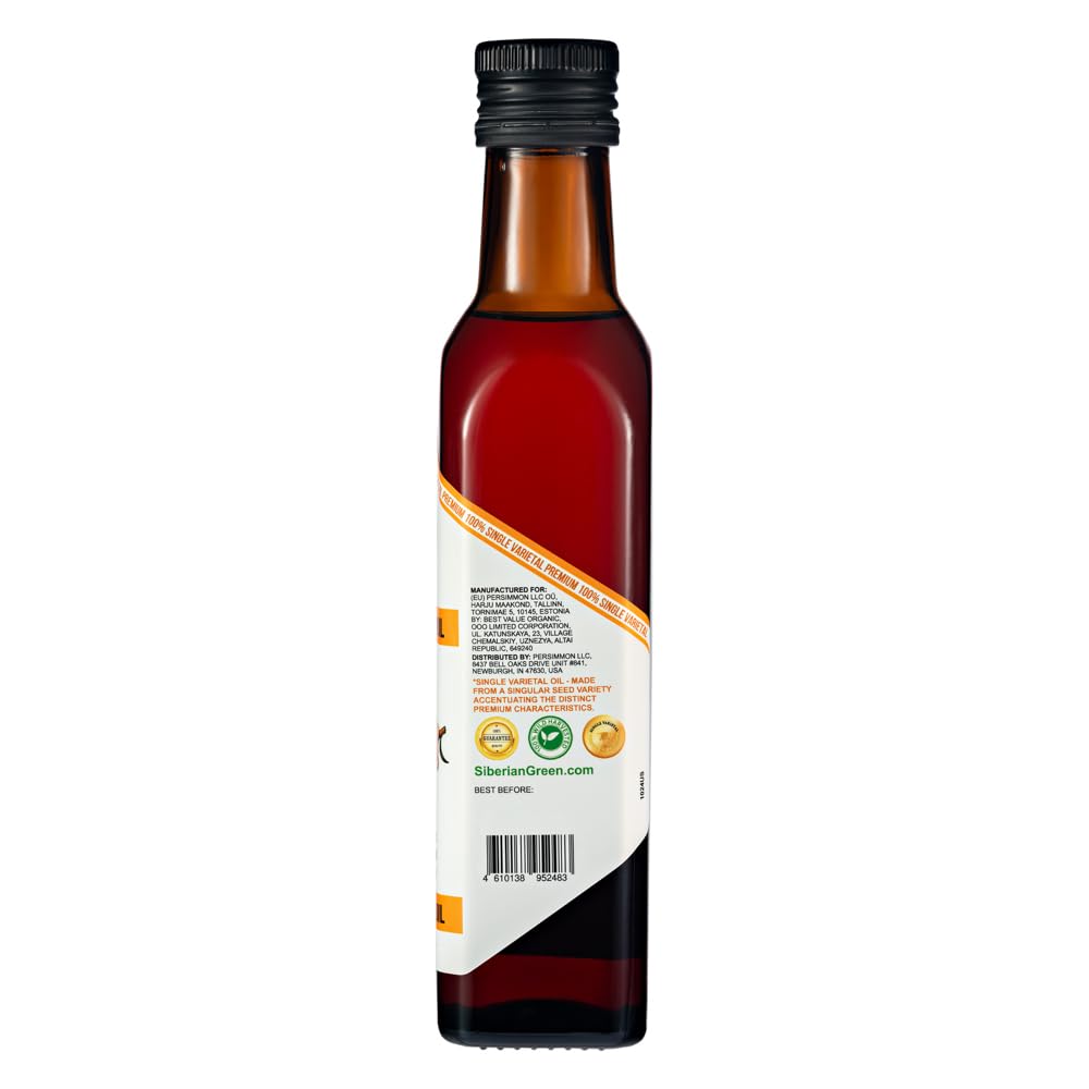 Siberian Green aceite vertido sobre ensalada realzando sabor y apariencia