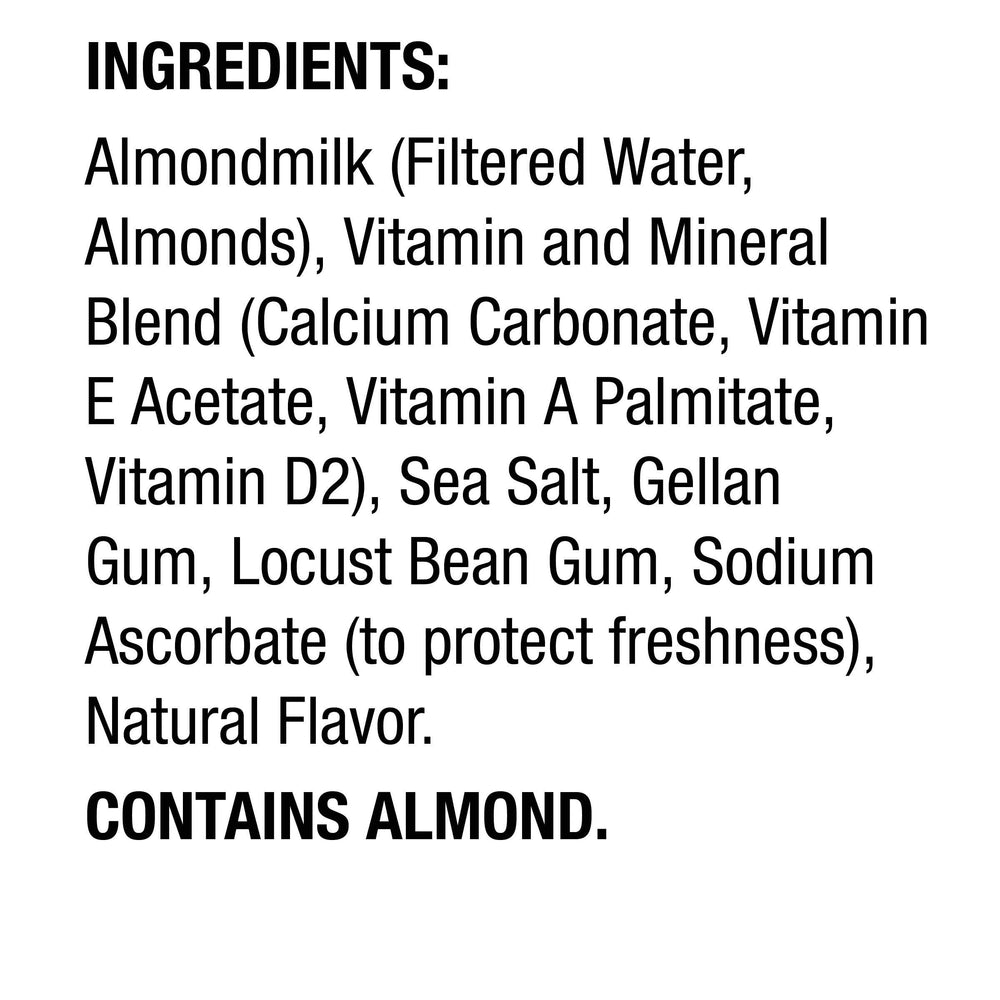 Silk etiqueta nutricional visible que indica calcio añadido y vitaminas