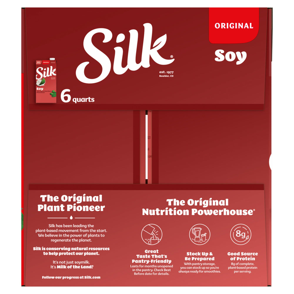 Silk pack de seis en mesa ilustrando compra por paquete múltiple