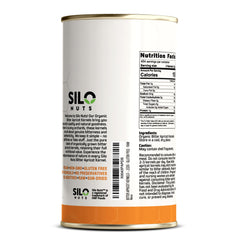 SILO NUTS primer plano de textura de semillas destacando calidad natural