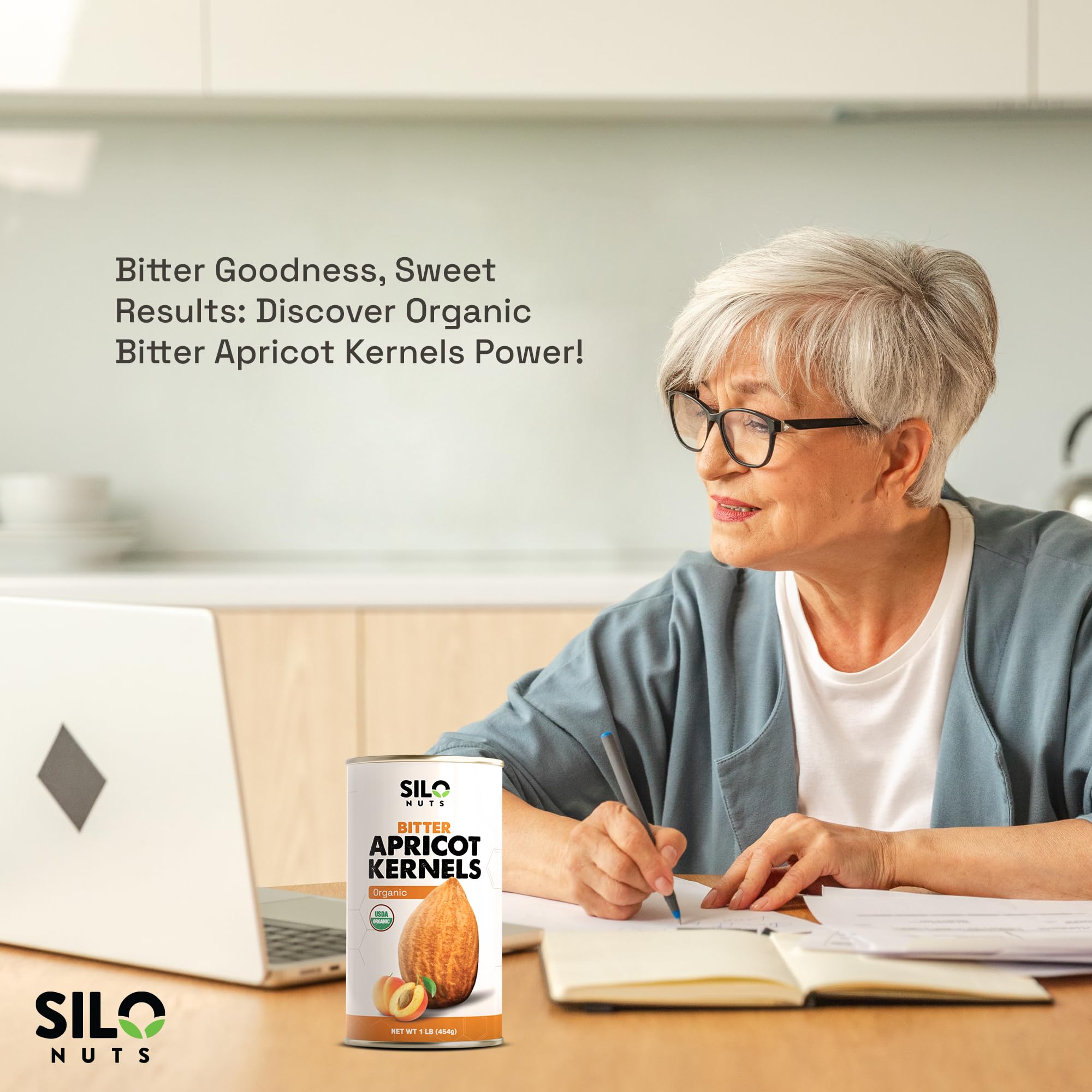 SILO NUTS etiqueta con certificado USDA Organic para seguridad del producto