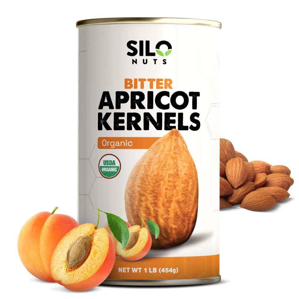 SILO NUTS empaque frontal mostrando 16 oz y sello orgánico para confianza