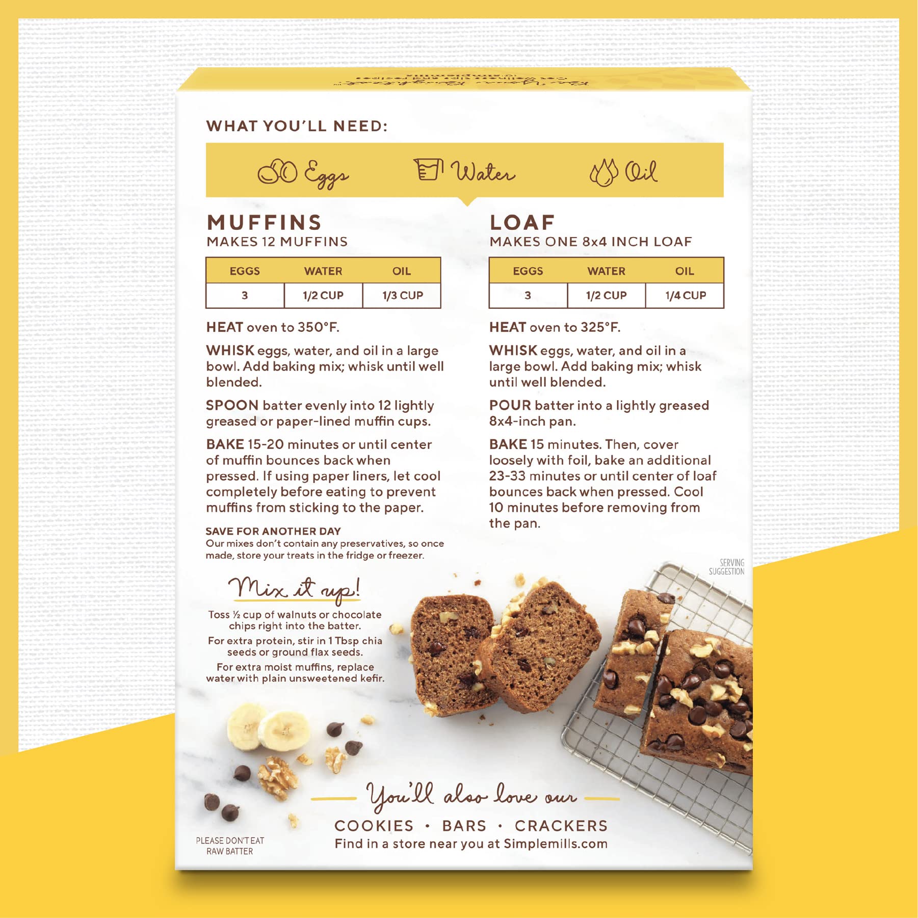 Simple Mills etiqueta de ingredientes legible, transparencia y opciones limpias