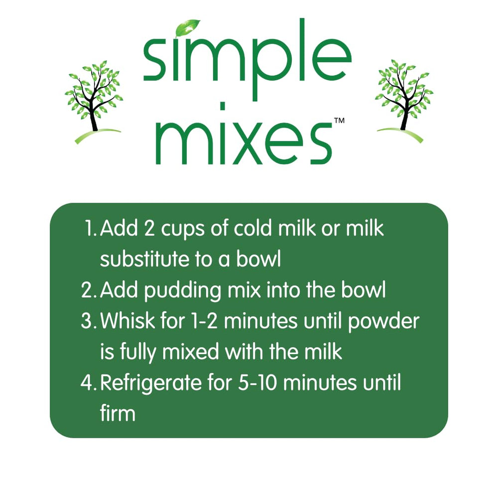 Simple Mixes mezcla preparada con leche de almendra como alternativa