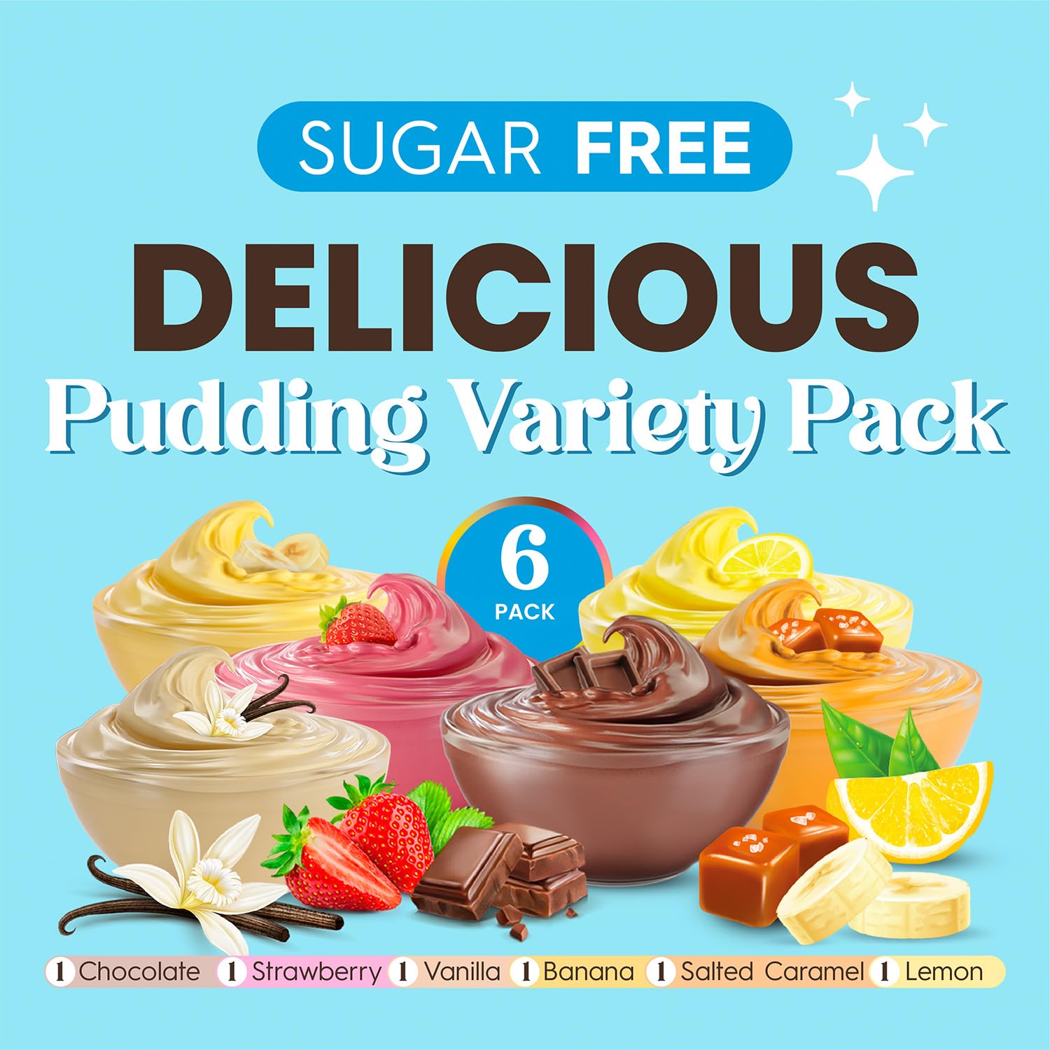 Simply Delish pudding chocolate textura cremosa lista en minutos