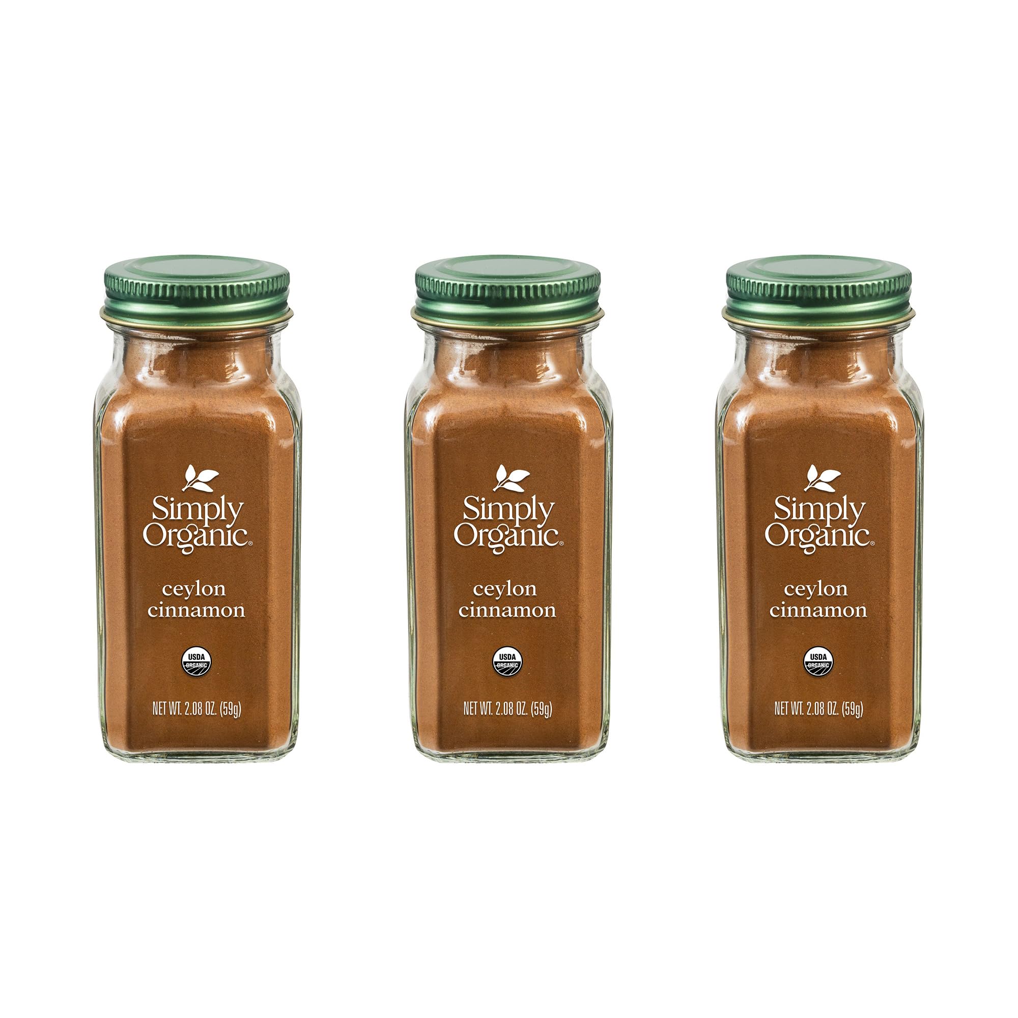 Simply Organic frente del empaque mostrando el diseño y beneficio orgánico