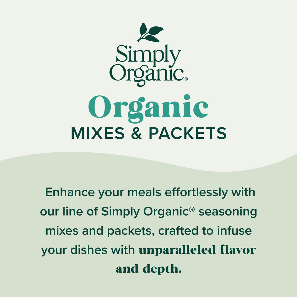 Simply Organic sobre junto a una cuchara para comparar tamaño y porción práctica