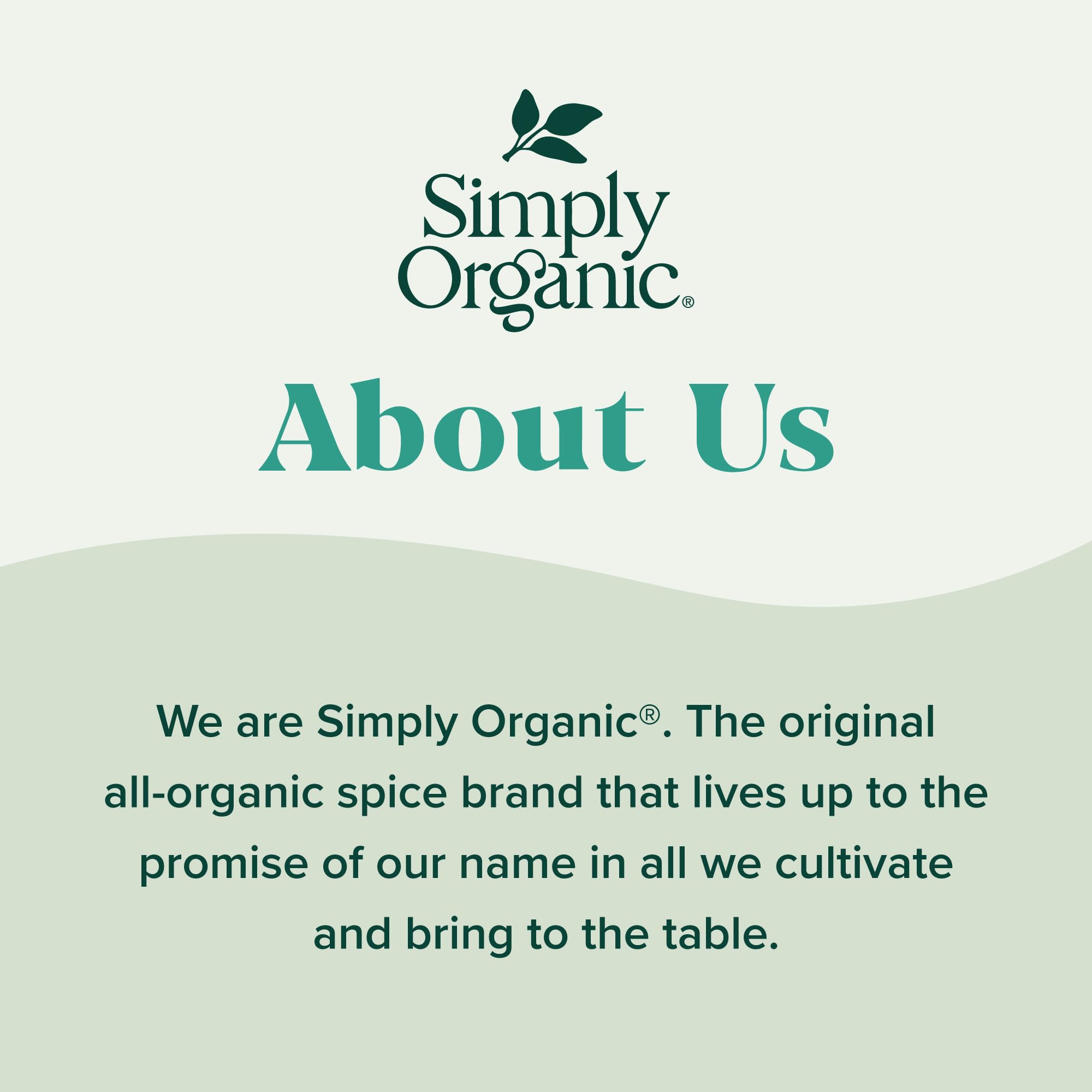 Simply Organic ingredientes y empaque en mesa de cocina, versatilidad en recetas