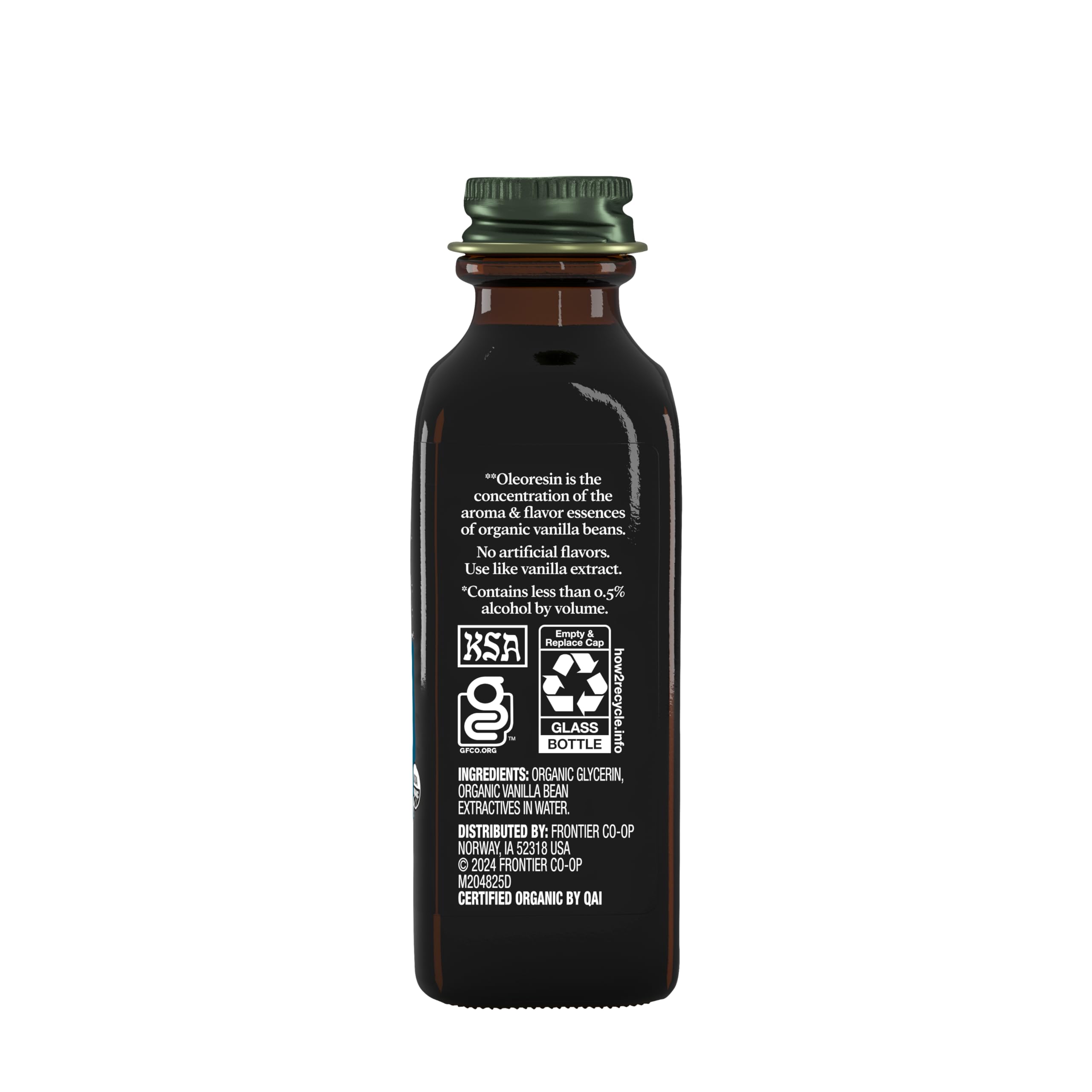 Simply Organic detalle de vidrio ámbar que protege el sabor