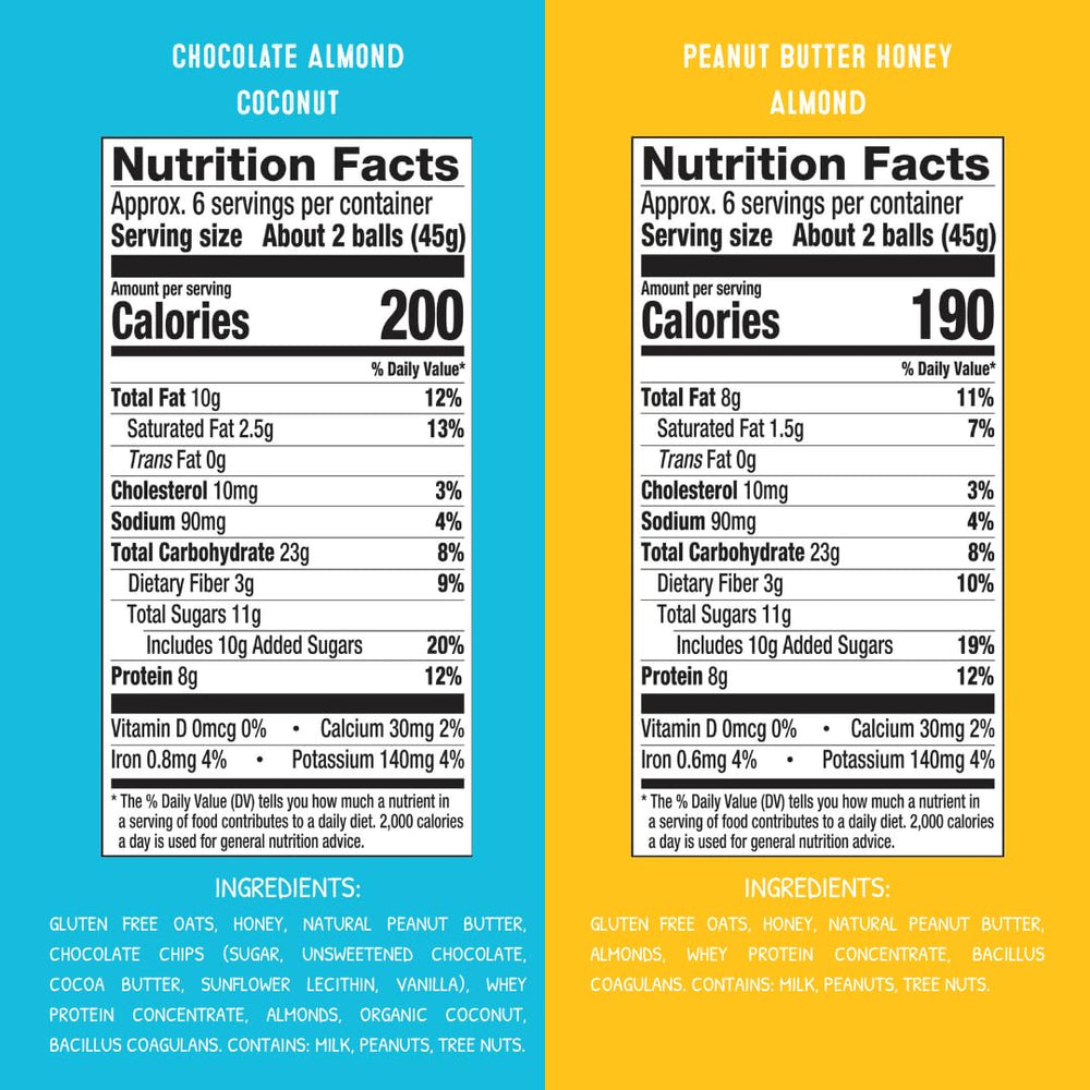 simplyFUEL textura cercana que destaca ingredientes reales