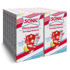SINGLES TO GO! frontal del paquete Cherry Limeade mostrando cantidad y diseño atractivo