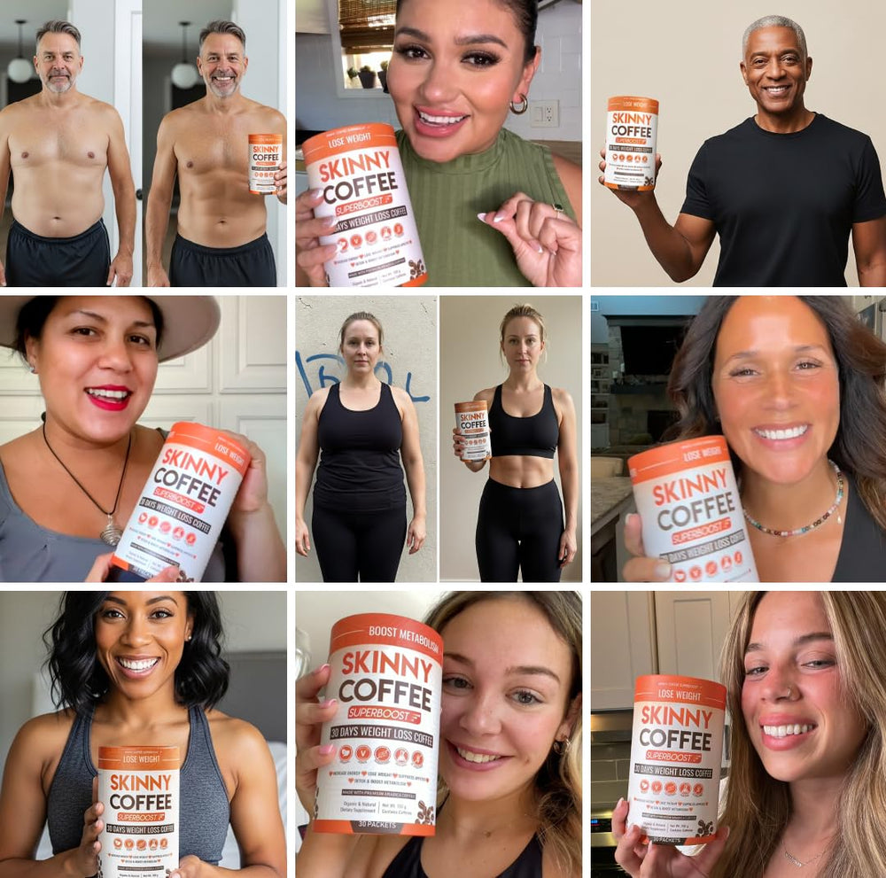 Skinny Coffee SuperBoost en entorno activo y luminoso, apoyo a rutina diaria