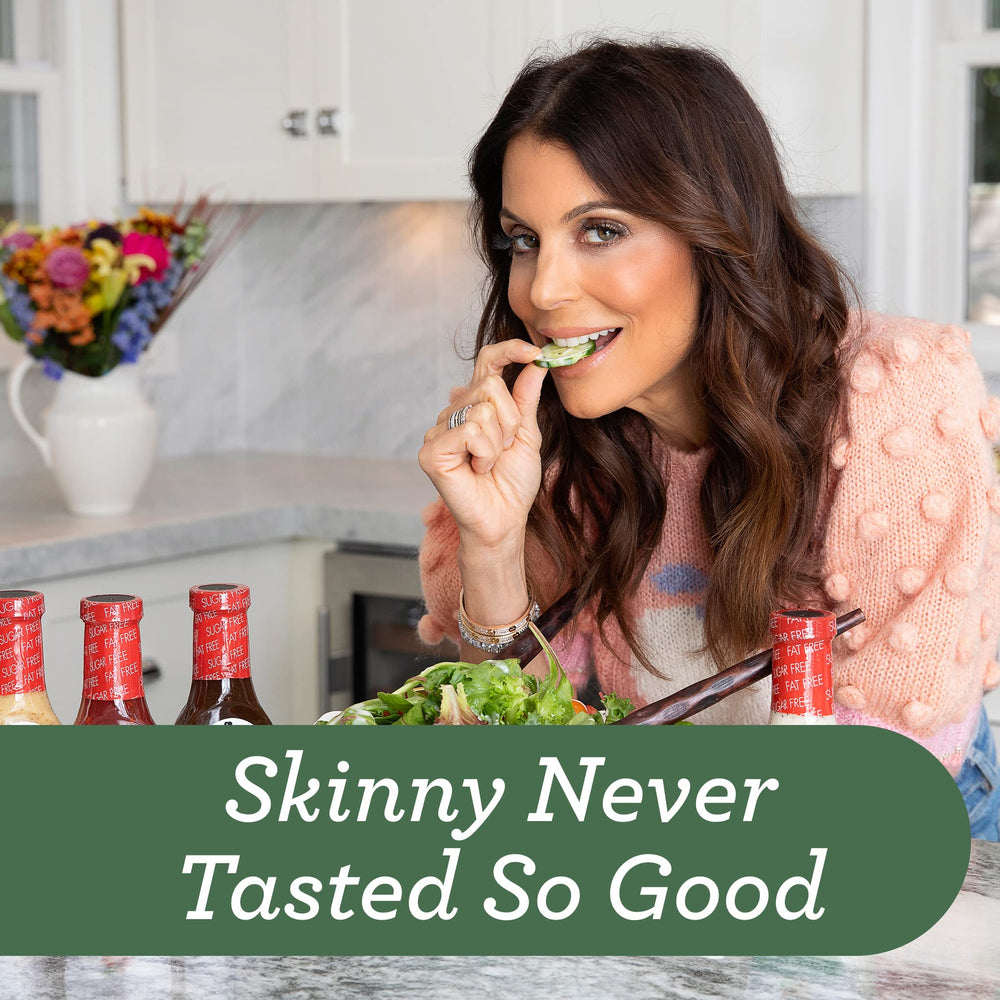 Skinnygirl sirviendo como dip para verduras, opción baja calorías