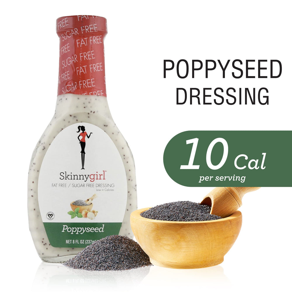 Skinnygirl aderezo sobre ensalada vegetal, realza sabor saludable