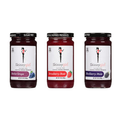 Skinnygirl frasco frontal mostrando la variedad y atractivo visual