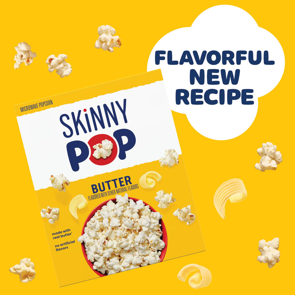 SkinnyPop etiqueta nutricional clara para evaluar calorías y alérgenos