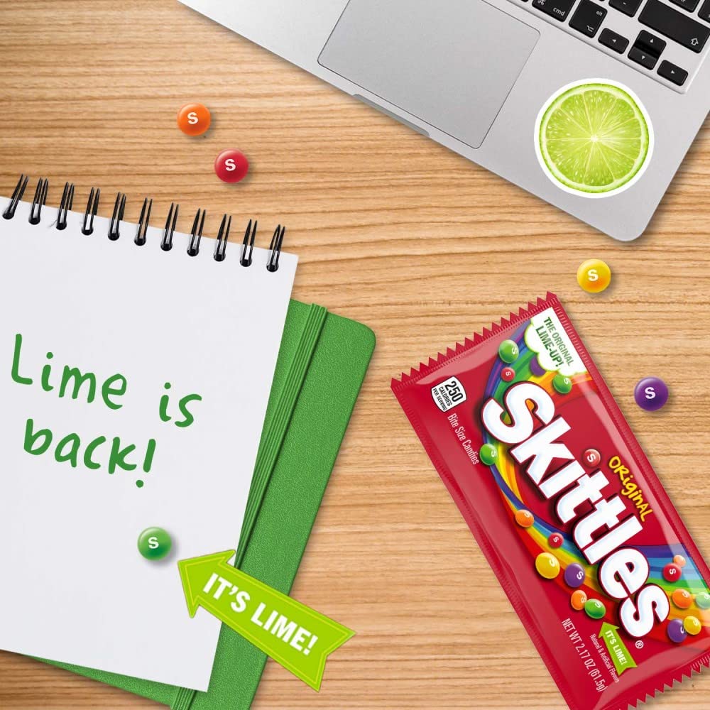 Skittles en bandeja para fiesta práctico para servir a invitados