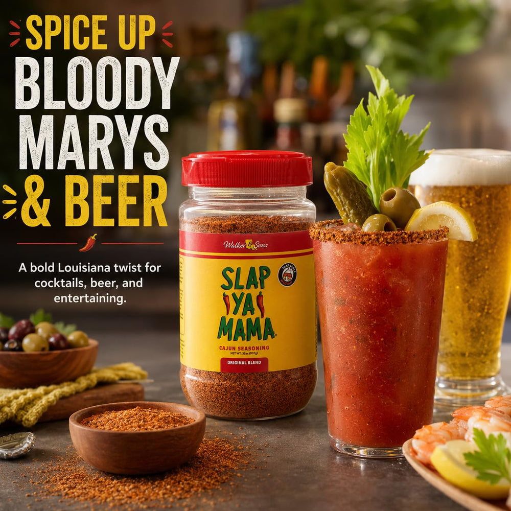 SLAP YA MAMA cucharada de mezcla mostrando ingredientes y utilidad