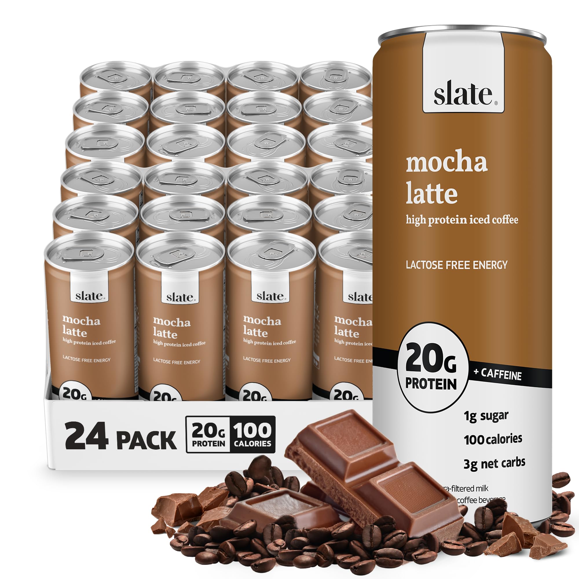 Slate lata frontal mostrando diseño y conveniencia para energía rápida