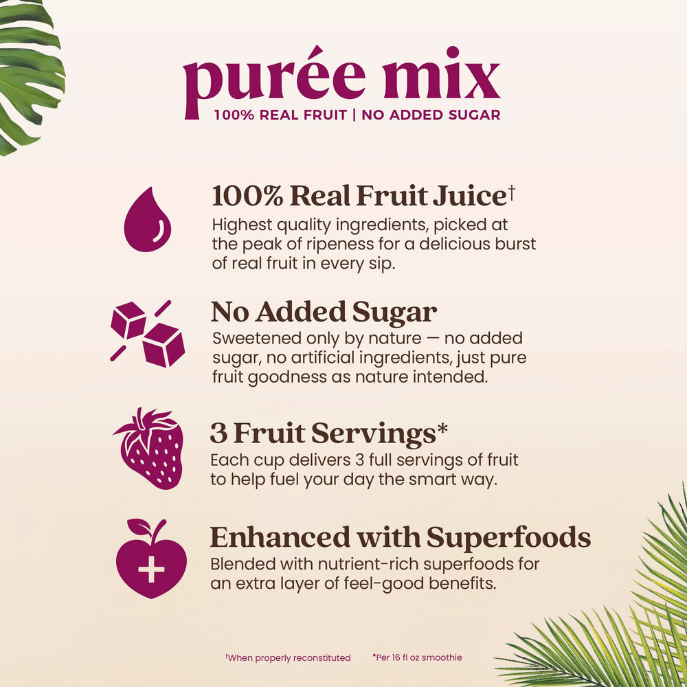 Smartfruit en bol de smoothie con toppings, mejora desayuno