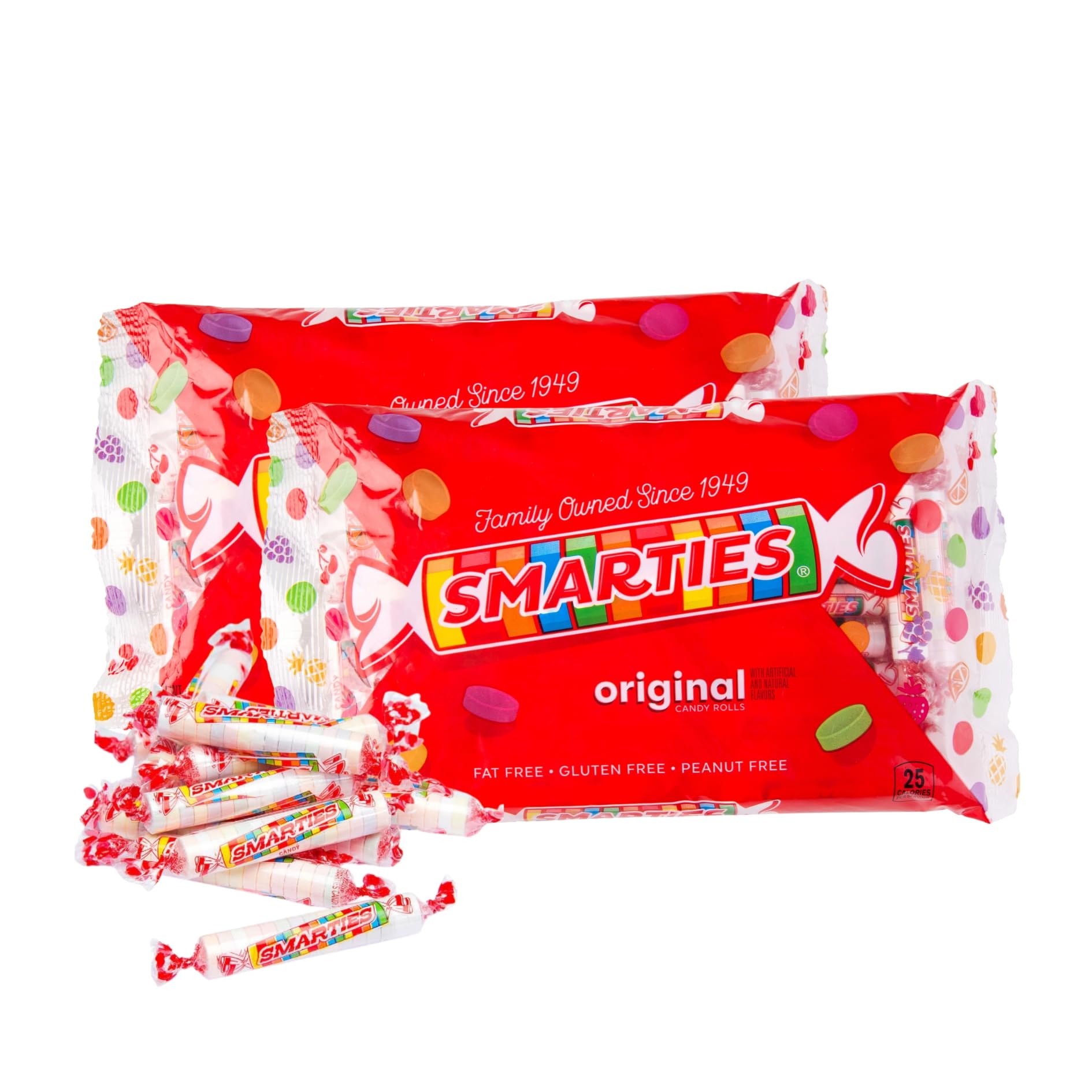 Smarties empaque frontal mostrando pack doble y beneficio de variedad
