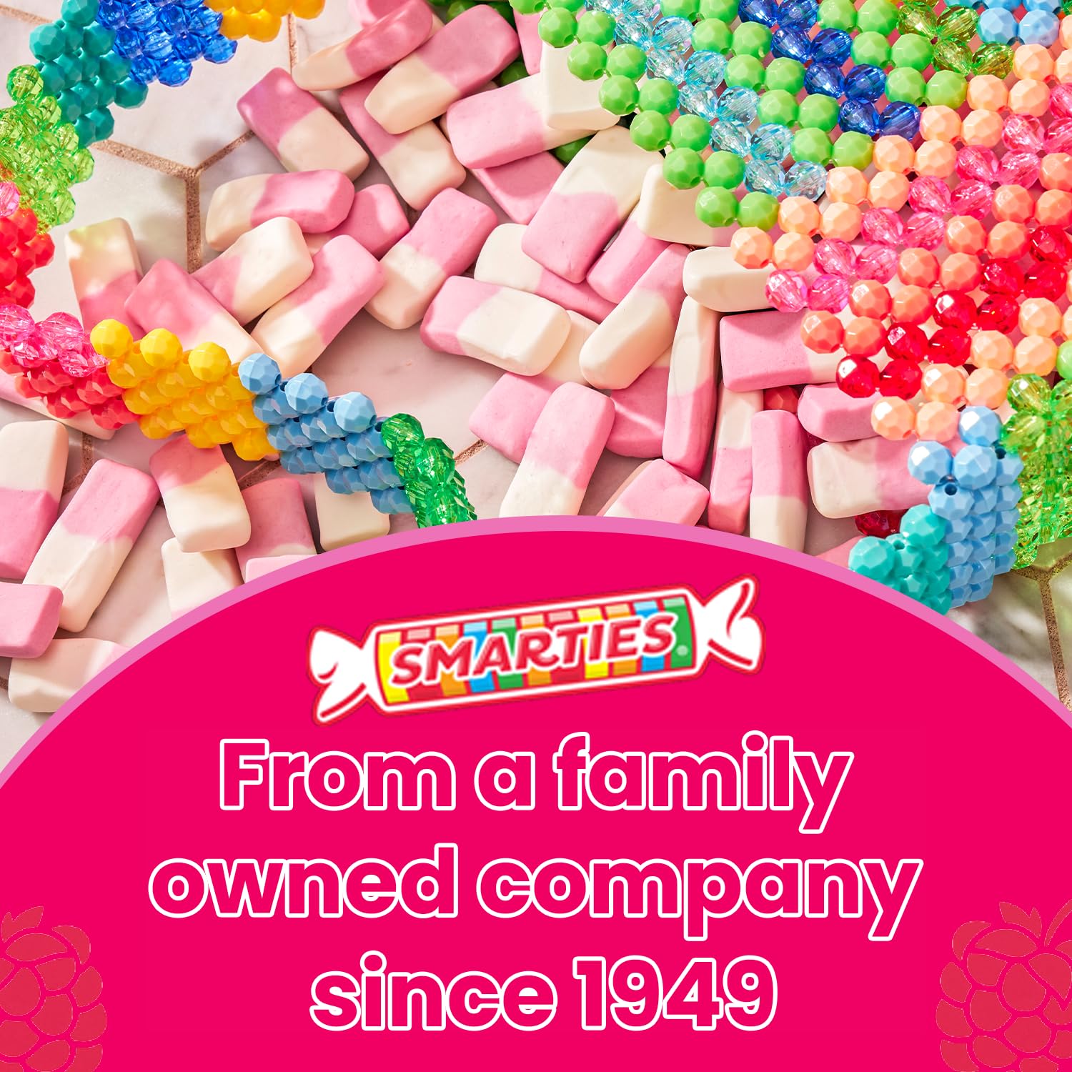 Smarties Squashies detalle de colores vibrantes que invita a probar sabores