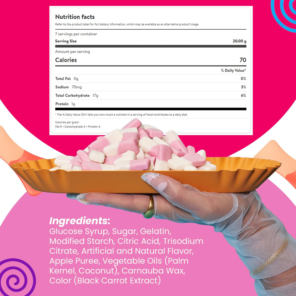 Smarties Squashies en mesa de fiesta, Smarties añade color y variedad a eventos