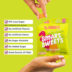 SmartSweets variedad de formas y colores que facilitan la identificación de sabores
