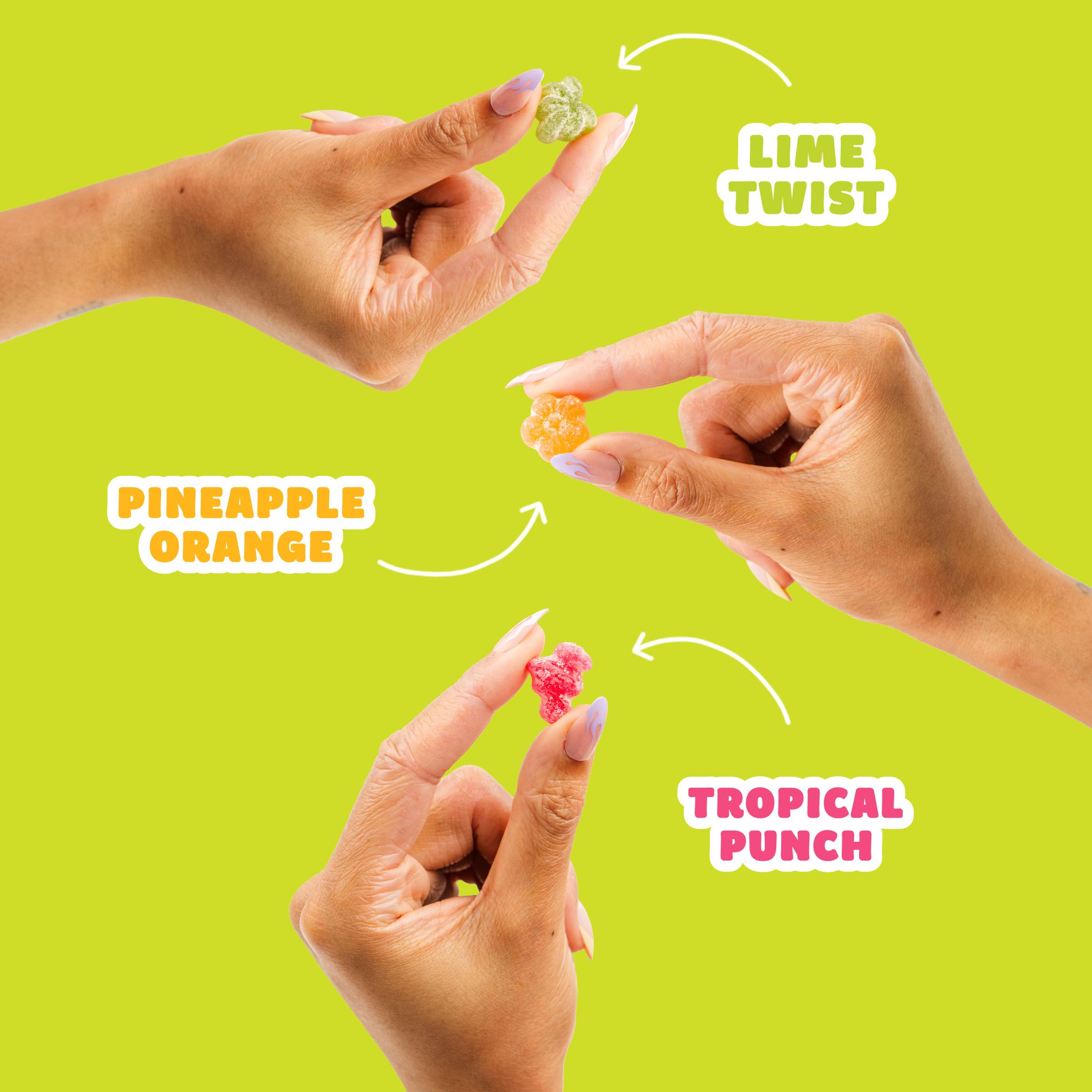 SmartSweets etiqueta de ingredientes destacando que es a base de plantas y sin gluten