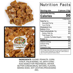 Bol con Peanut Brittle Smarty Stop en oficina ideal para compartir entre compañeros