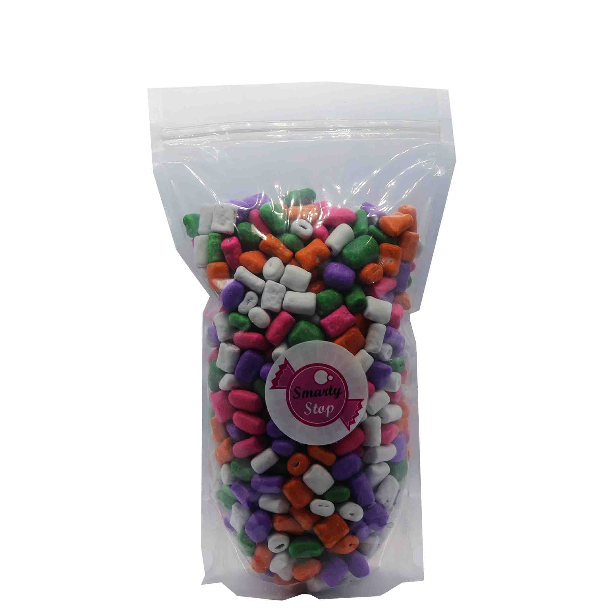Smarty Stop piezas dispersas mostrando variedad de colores para decorar