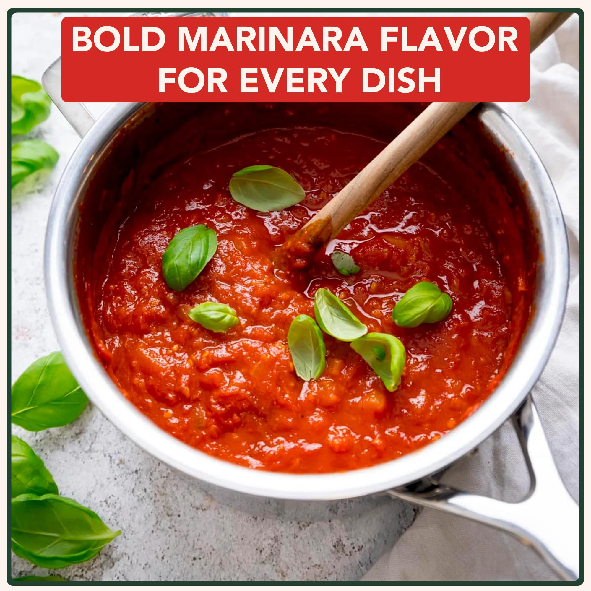 SMT SAN MERICAN marinara casera en plato, base lista para pasta y pizza