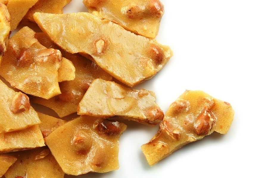 Snack Delight peanut brittle en cesta de regalo ideal para ocasiones