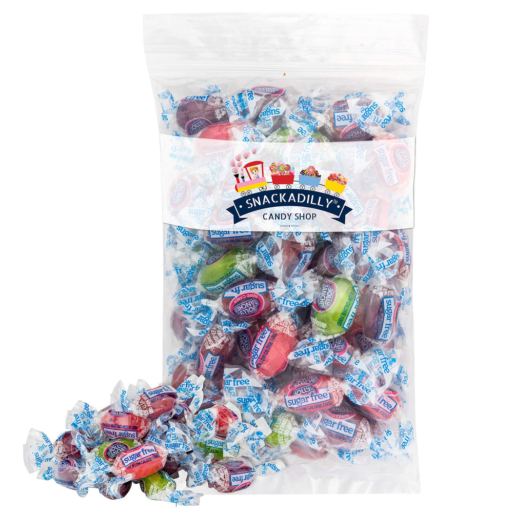 Snackadilly frente del empaque mostrando bolsa de 7.5 oz y variedad