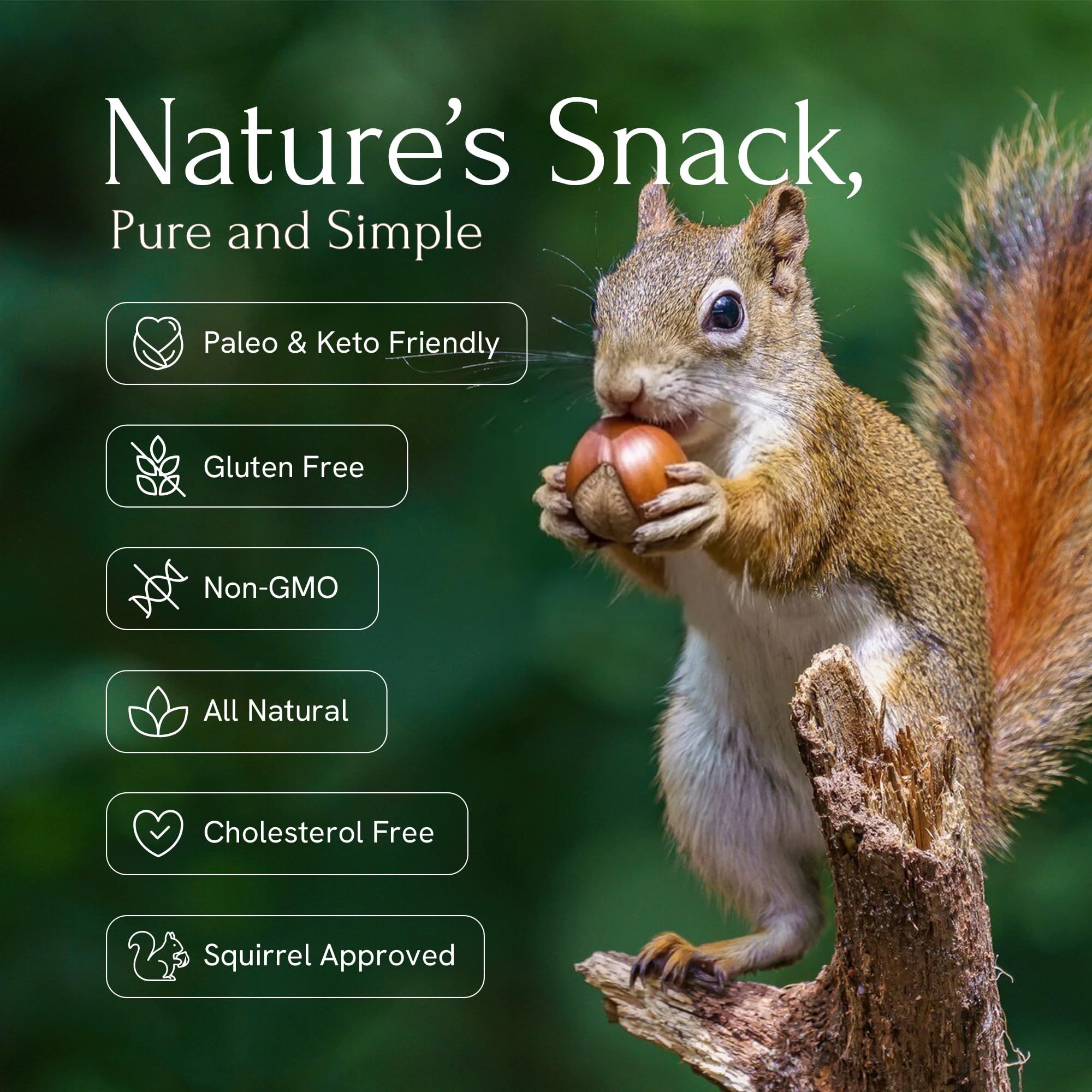 Snackathon detalle de cáscara textura crujiente y natural
