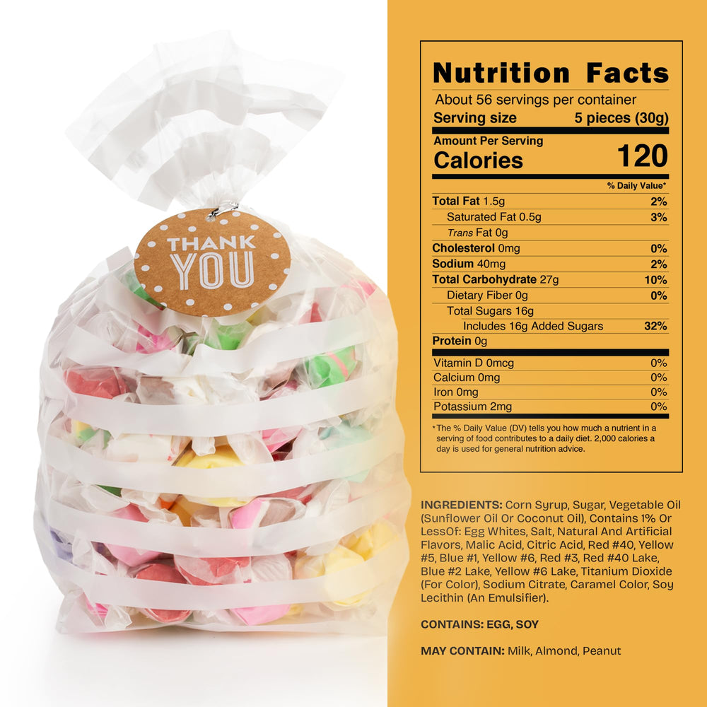 Snackathon etiqueta del producto en caja con información y beneficios