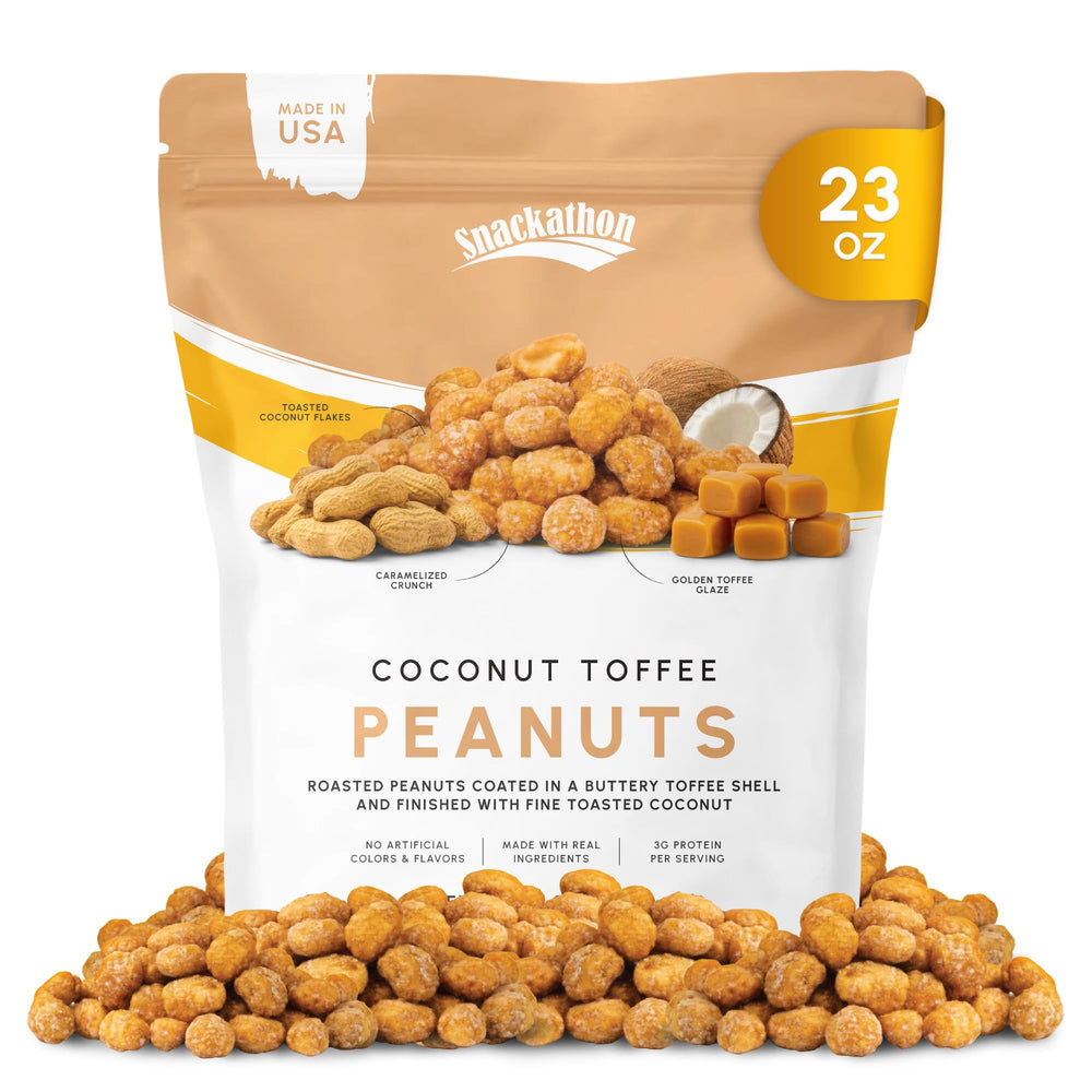 Snackathon frente del empaque bolsa resellable de 23 oz que mantiene frescura