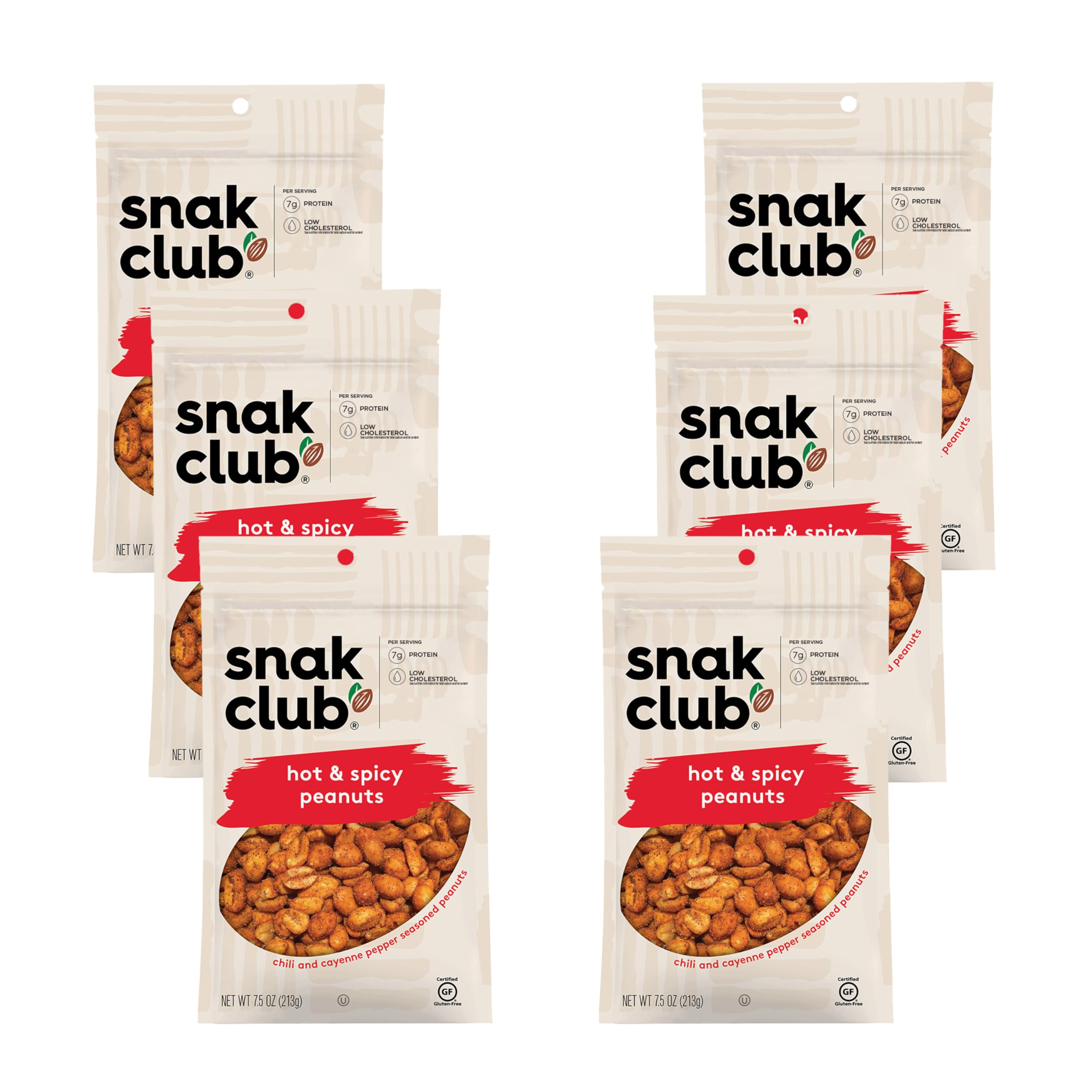 Snak Club paquete frontal mostrando diseño y sabor picante para llevar