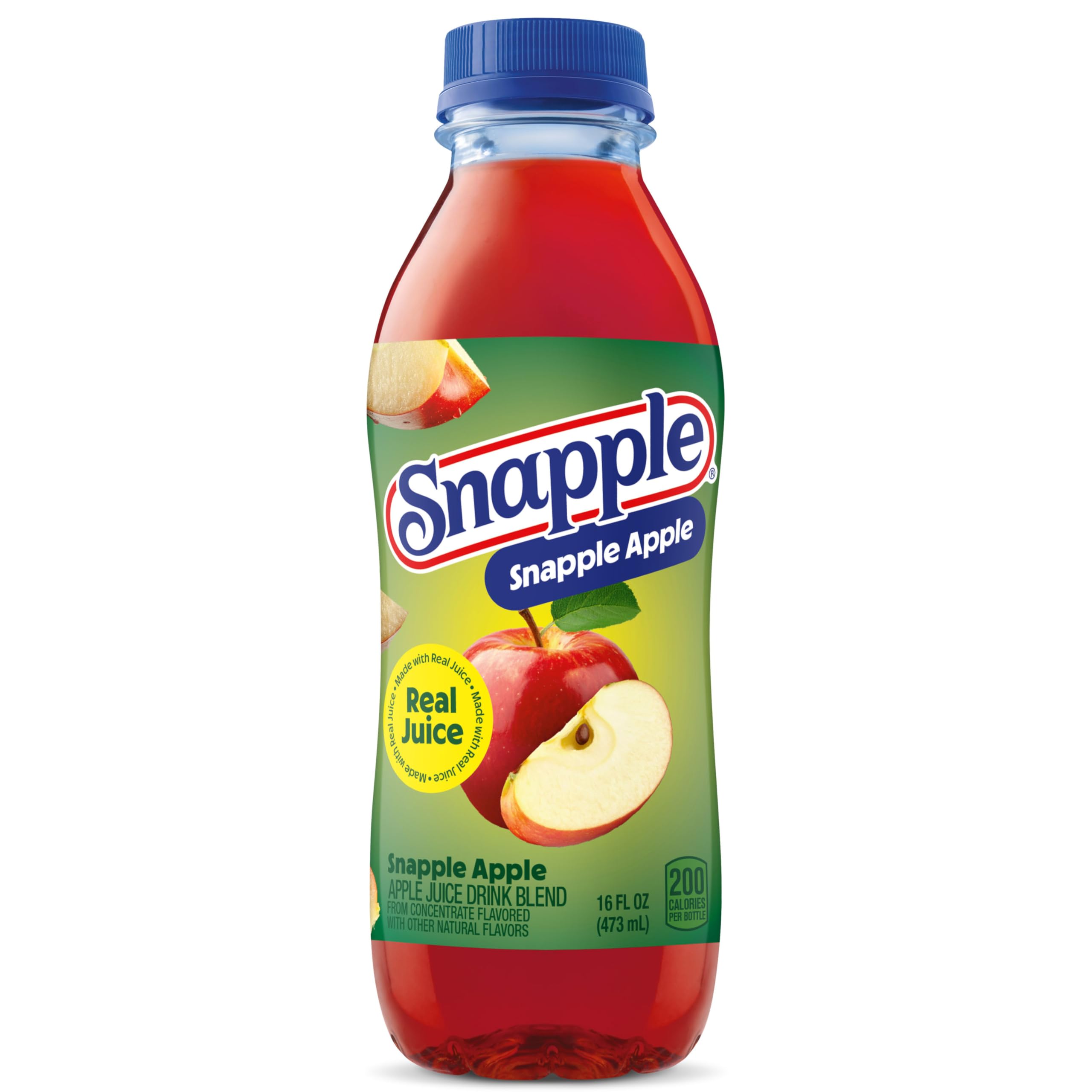 Snapple interior de etiqueta con información nutricional clara