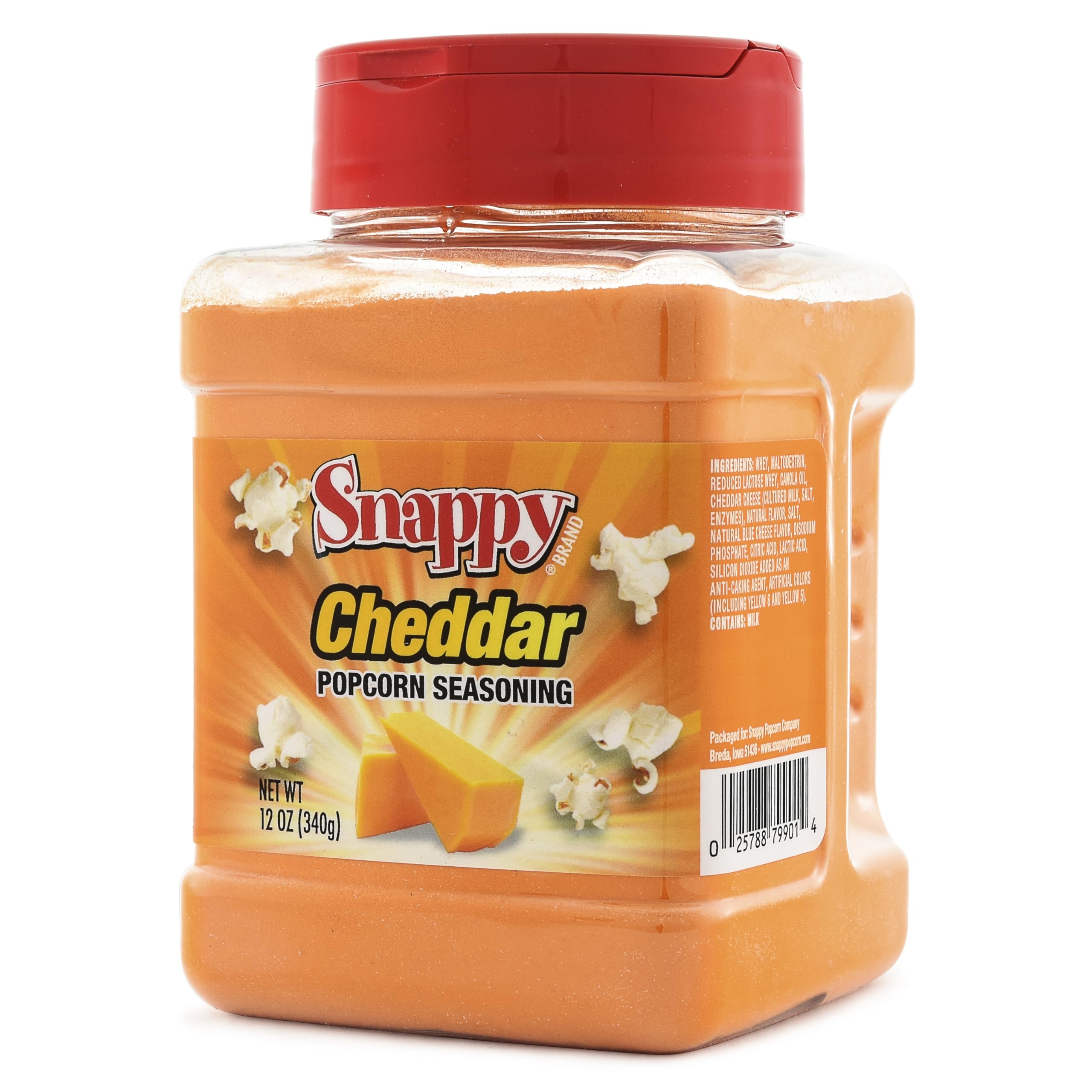 SNAPPY shaker frontal mostrando etiqueta y diseño, ingrediente fácil de usar