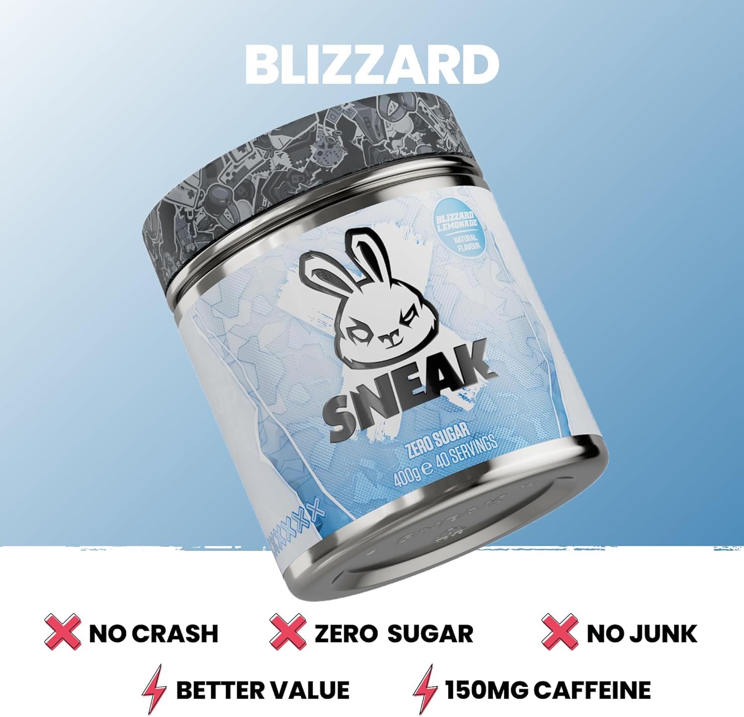 SNEAK Blizzard textura del polvo granulado para mezclar fácilmente