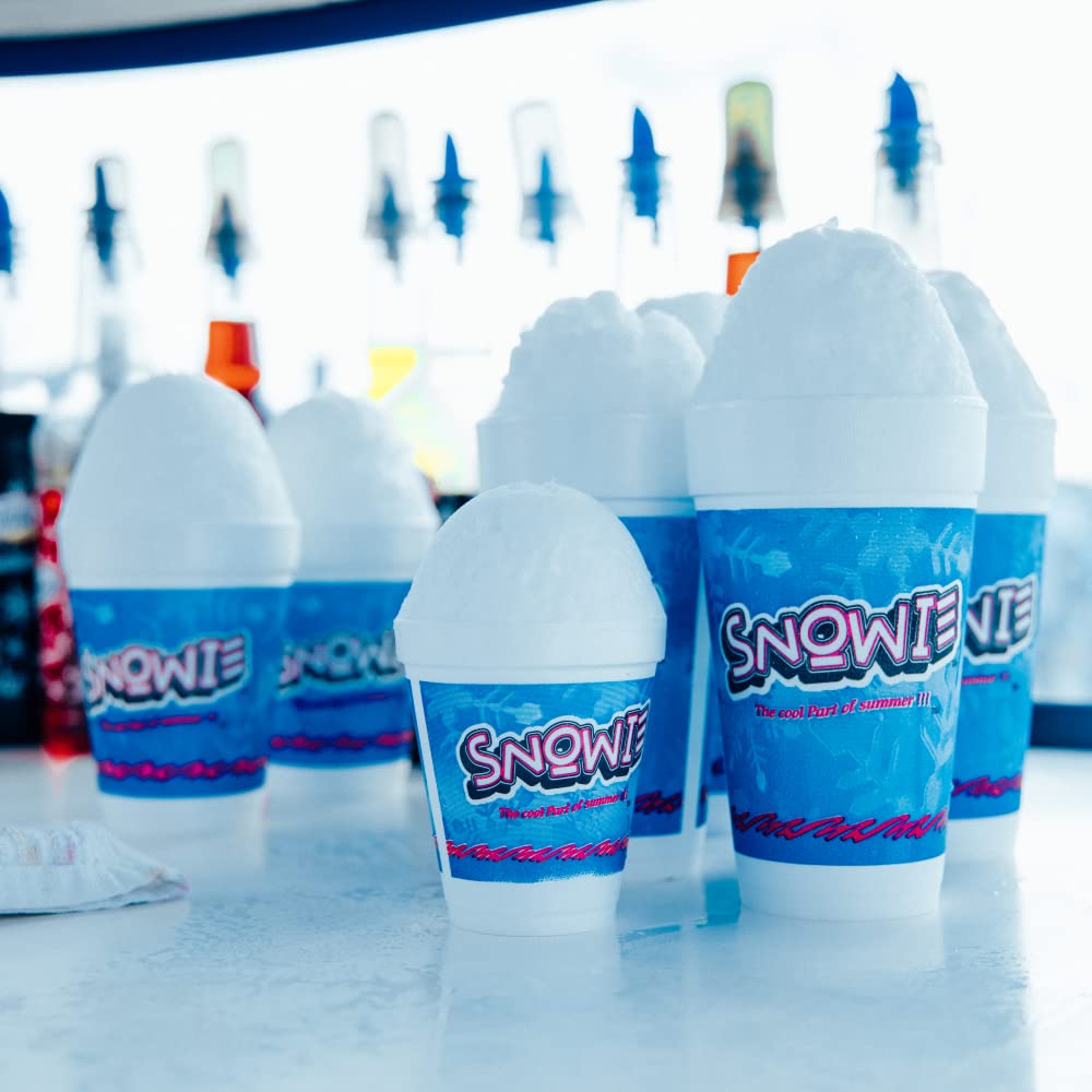 SNOWIE concentrado diluido en botella de servicio durante preparación, rápido y limpio