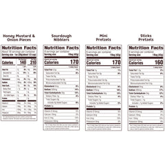 Snyder's of Hanover primer plano de mini pretzels, textura crujiente y apetecible
