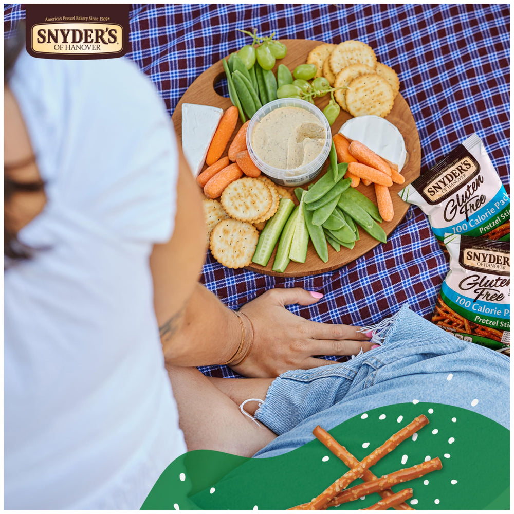 Snyder's of Hanover etiqueta nutricional mostrando información clara y calorías