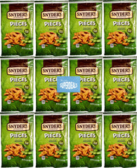 Snyder's of Hanover frontal del paquete mostrando sabor jalapeño y conveniencia