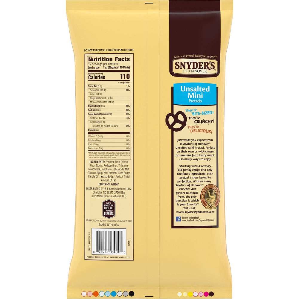 Snyder's of Hanover primer plano textura crujiente para apetito instantáneo