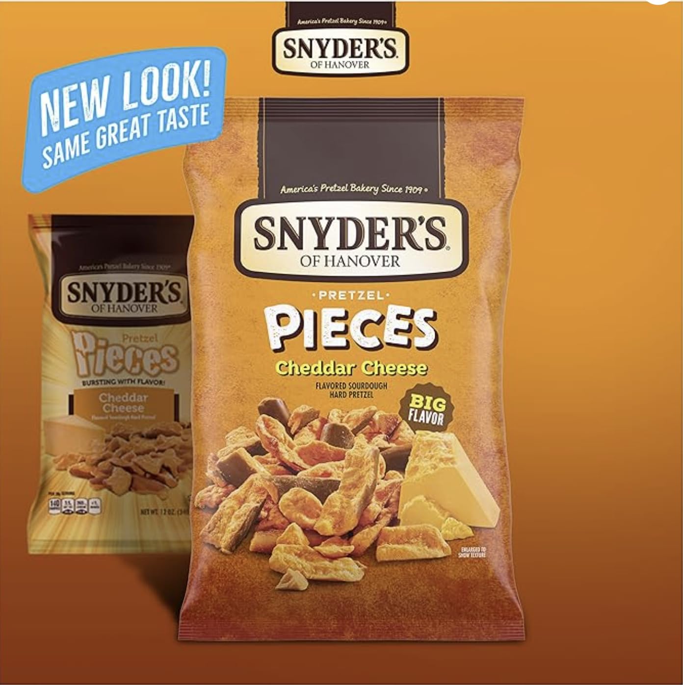SUPERDEALS detalle del cierre de una bolsa individual Snyder's para llevar y conservar frescura
