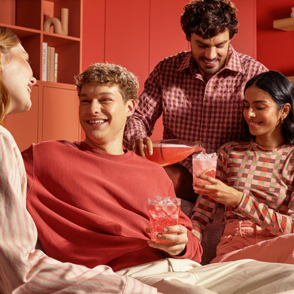 SodaStream Bubly Burst en cocina moderna lista para reuniones y uso diario