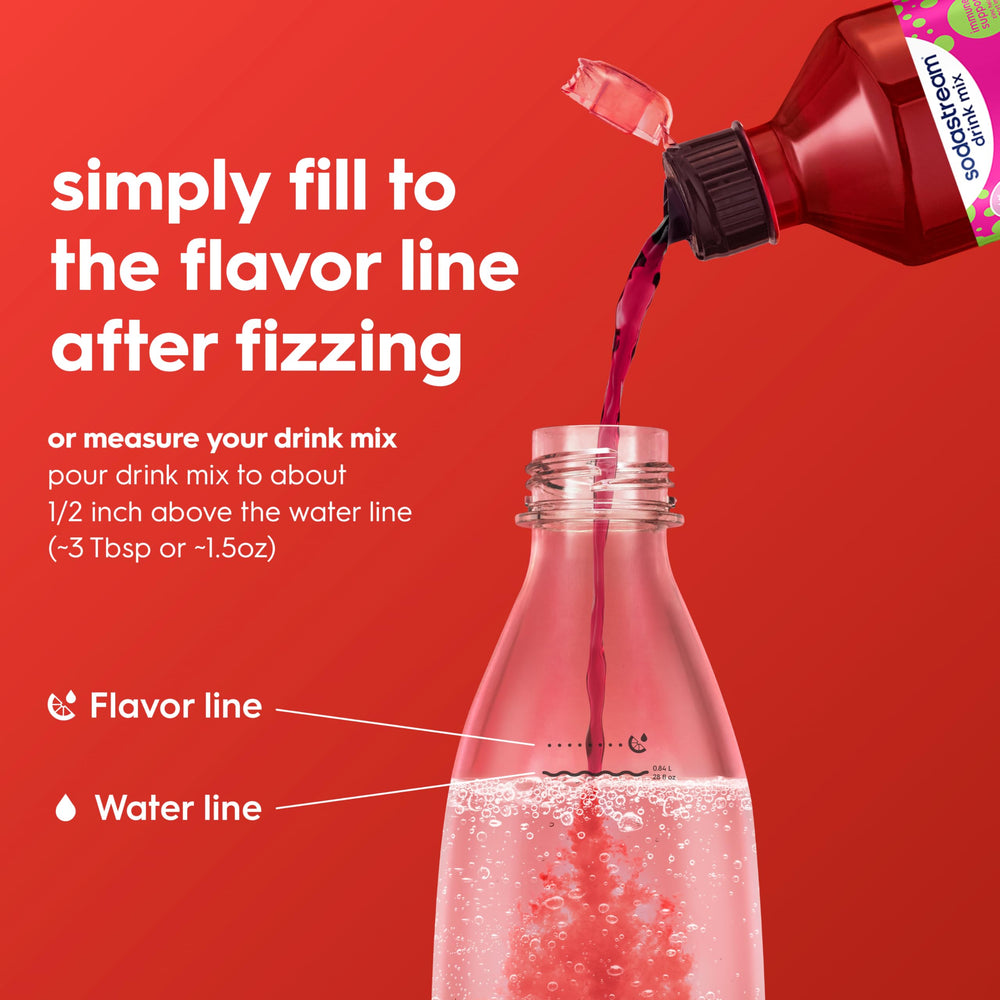 SodaStream bebida Watermelon Lime con notas cítricas y sensación refrescante